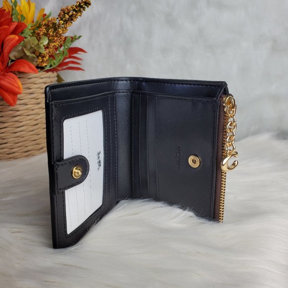 COACH SNAP CARD CASE IN SIGNATURE CANVAS - Picture 3 of 5